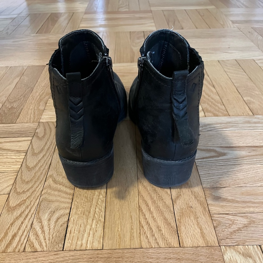 Sperry Women's Black Leather Boots - Picture 4 of 7